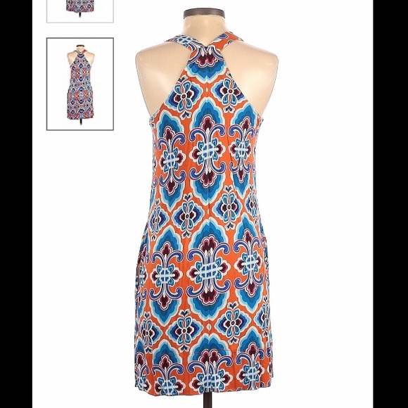 Common Thread Geometric Tank top dress with pockets - Picture 2 of 8